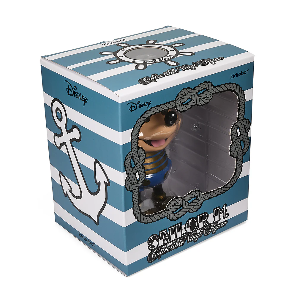 SDCC 2023: Mickey Mouse "Sailor M." 8-inch Collectible Vinyl Figure by Pasa - Nautical Edition (Limited Edition of 300) - Image 12