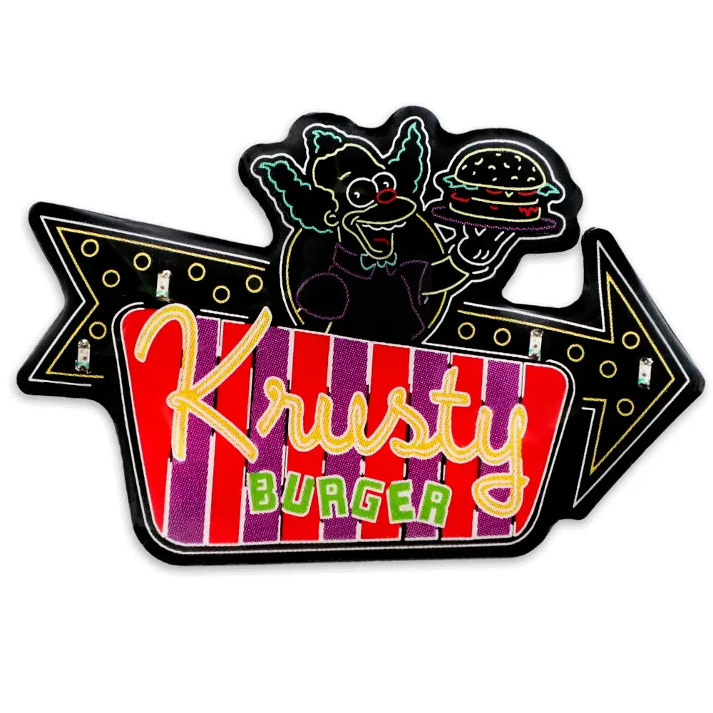SDCC 2024: The Simpsons Neon Signs Light-Up Pins & Lanyard Set (Limited Edition of 1000) - Image 3