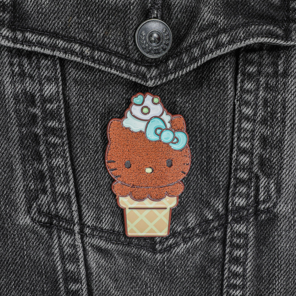 2025 CON EXCLUSIVE: Hello Kitty® Ice Cream Cone Pin - Bundle of 3 Pins (Limited Edition of 300) - SOLD OUT - Image 3