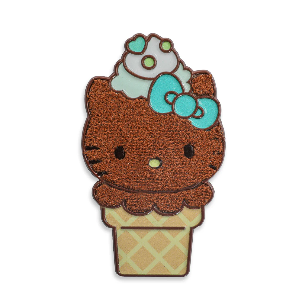 2025 CON EXCLUSIVE: Hello Kitty® Ice Cream Cone Pin - Bundle of 3 Pins (Limited Edition of 300) - SOLD OUT - Image 8