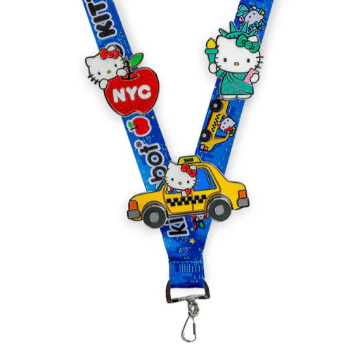 2025 CON EXCLUSIVE: Hello Kitty® NYC Deluxe Pins & Lanyard Set (Limited Edition of 500) - Image 2