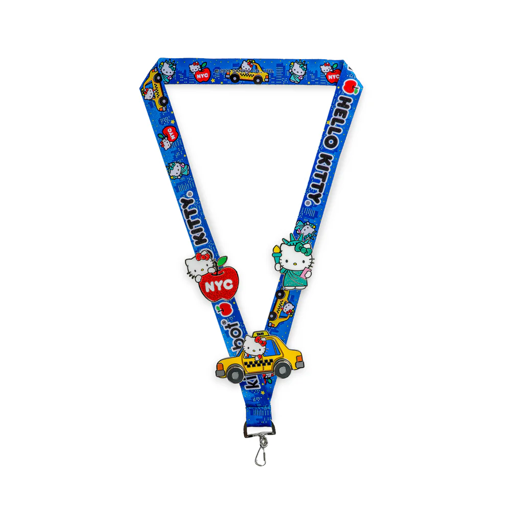 2025 CON EXCLUSIVE: Hello Kitty® NYC Deluxe Pins & Lanyard Set (Limited Edition of 500) - Image 3