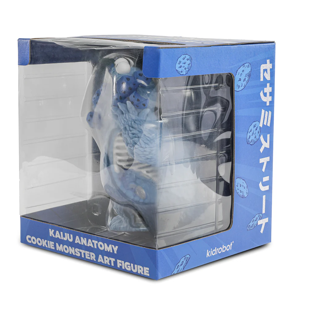 2025 CON EXCLUSIVE: Sesame Street - Kaiju Anatomy Cookie Monster 8" Flocked Vinyl Art Figure - Blue Pearl Edition (Limited Edition of 200) - Image 18