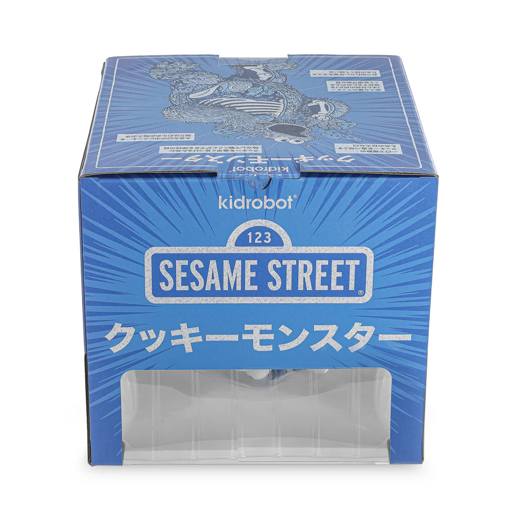 2025 CON EXCLUSIVE: Sesame Street - Kaiju Anatomy Cookie Monster 8" Flocked Vinyl Art Figure - Blue Pearl Edition (Limited Edition of 200) - Image 23