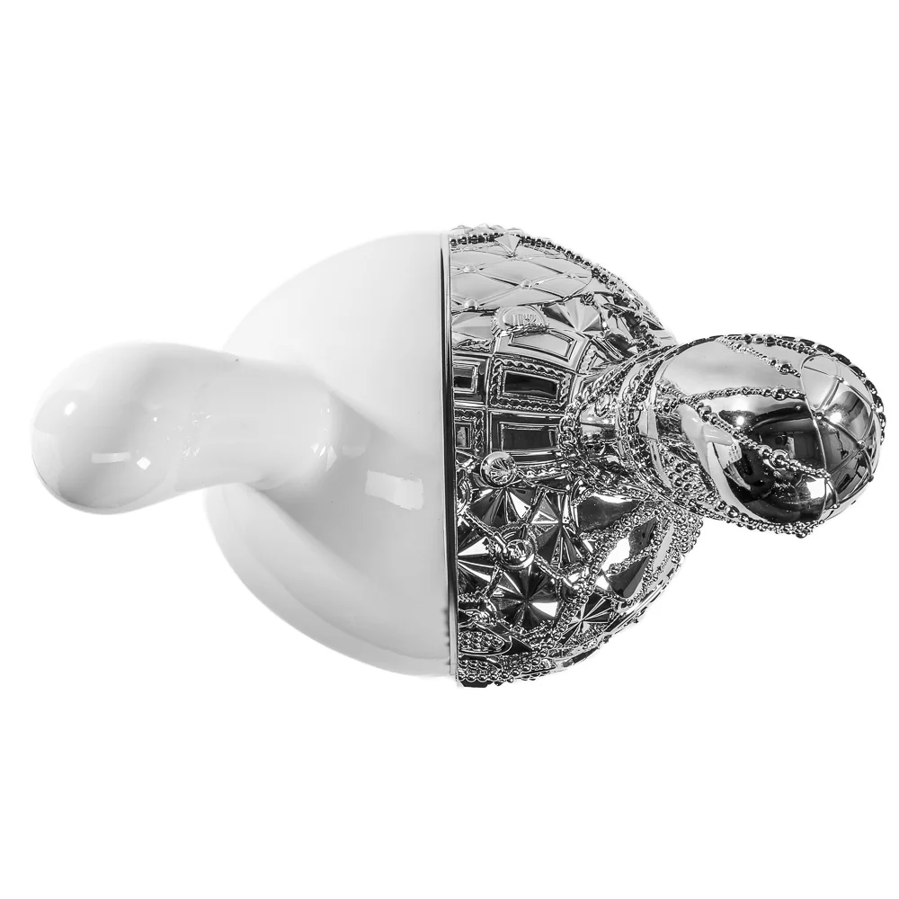 20th Anniversary Dunny Head 12" Art Figure - "Crown Jewels" by Tristan Eaton - White & Silver Edition (Limited Edition of 300) - Image 17