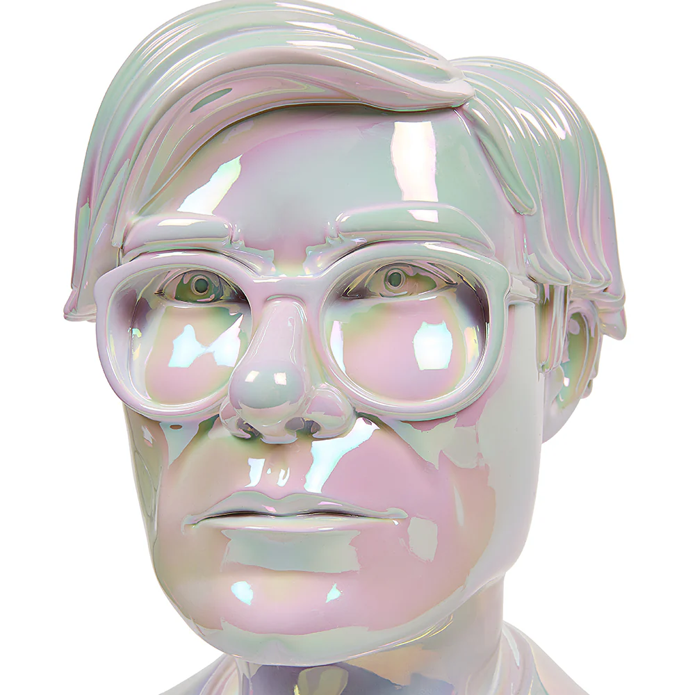 DCON 2022: Andy Warhol 12” Bust Vinyl Art Sculpture – Iridescent Edition (Limited Edition of 300) - Image 10