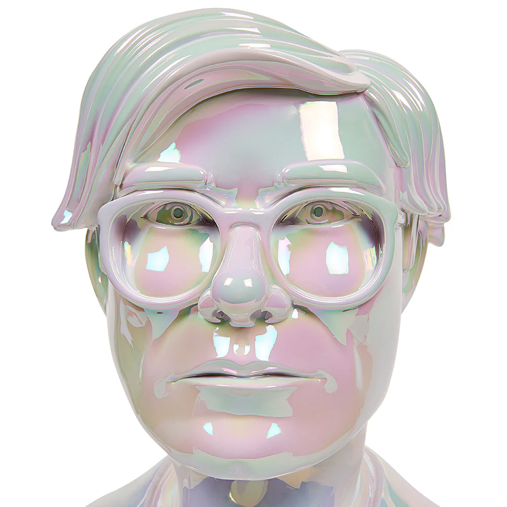 DCON 2022: Andy Warhol 12” Bust Vinyl Art Sculpture – Iridescent Edition (Limited Edition of 300) - Image 11