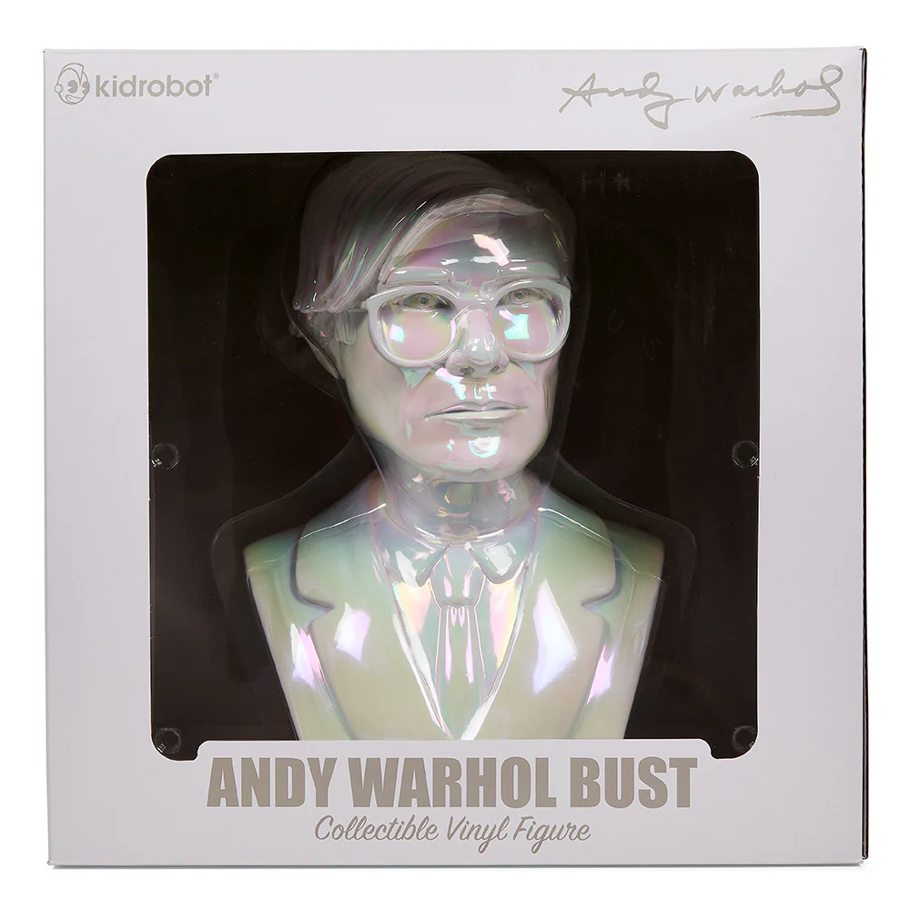 DCON 2022: Andy Warhol 12” Bust Vinyl Art Sculpture – Iridescent Edition (Limited Edition of 300) - Image 14