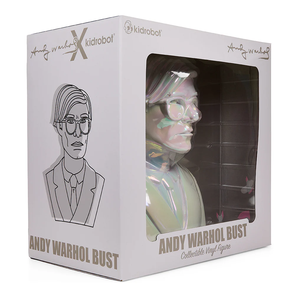 DCON 2022: Andy Warhol 12” Bust Vinyl Art Sculpture – Iridescent Edition (Limited Edition of 300) - Image 15
