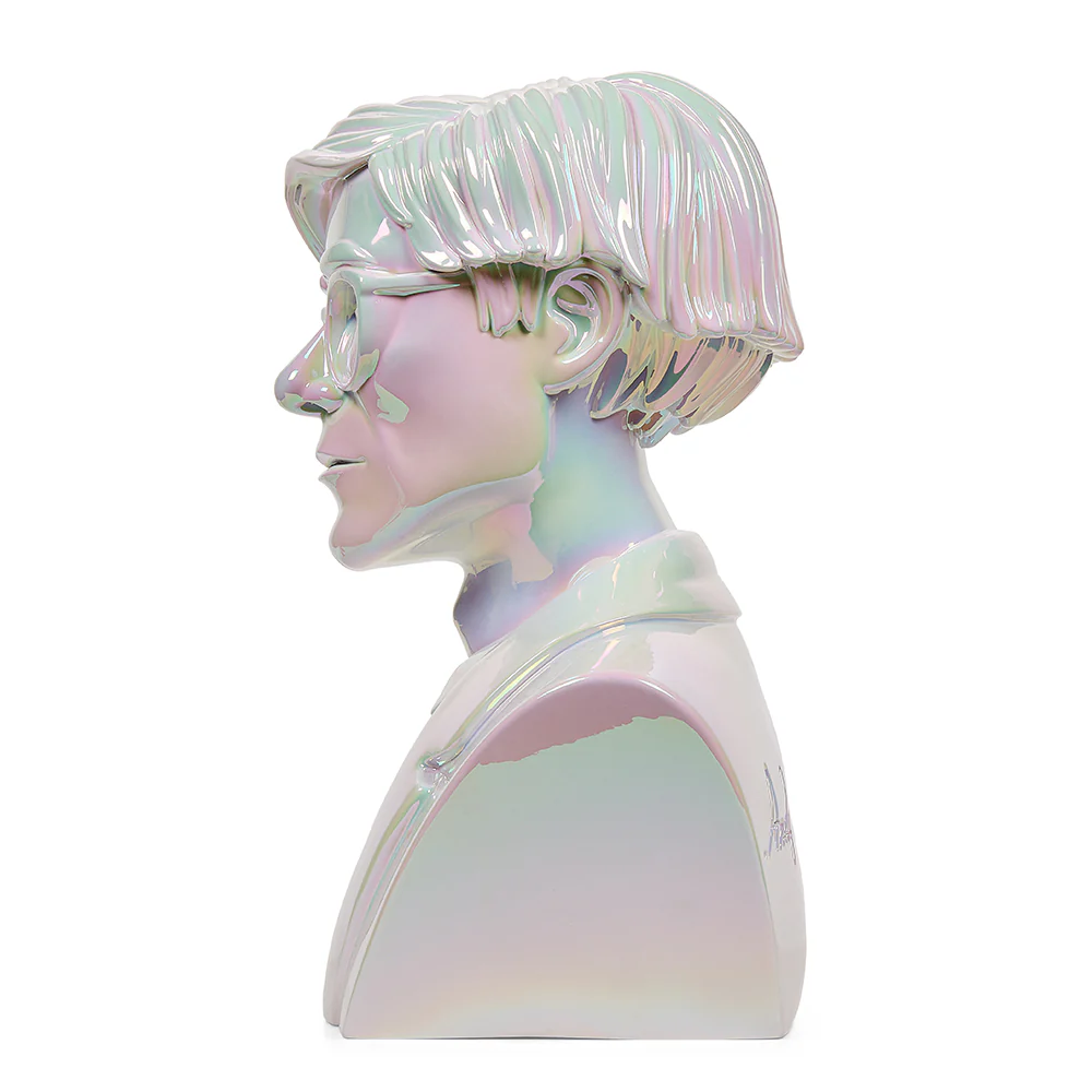 DCON 2022: Andy Warhol 12” Bust Vinyl Art Sculpture – Iridescent Edition (Limited Edition of 300) - Image 3