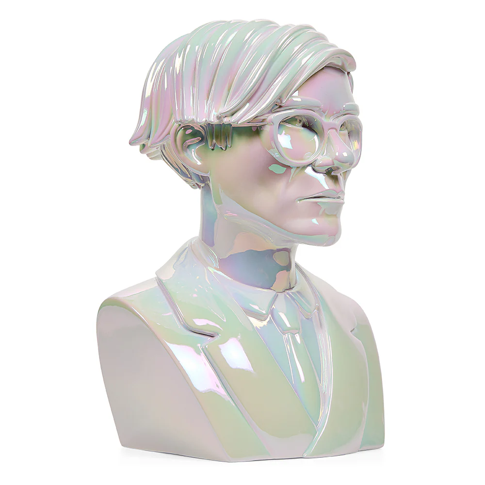 DCON 2022: Andy Warhol 12” Bust Vinyl Art Sculpture – Iridescent Edition (Limited Edition of 300) - Image 8
