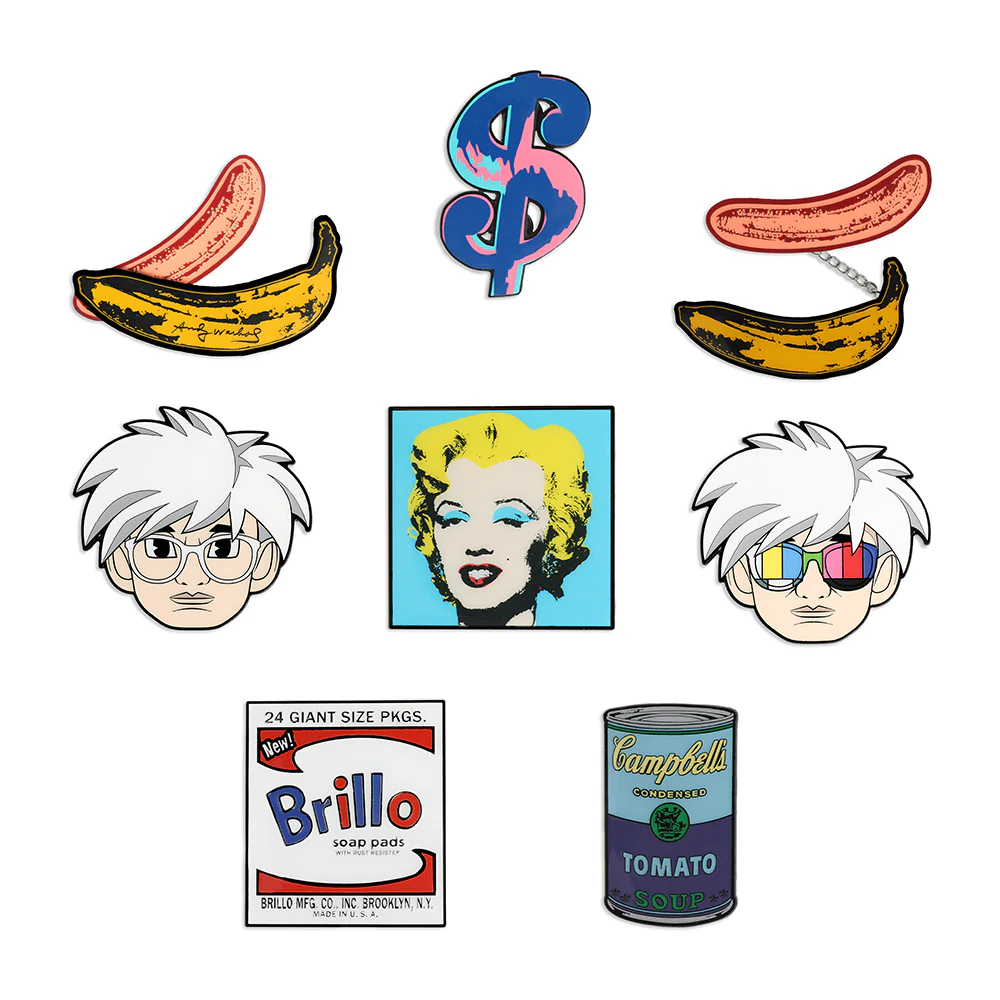 Andy Warhol Deluxe Enamel Pins by Kidrobot - Image 2