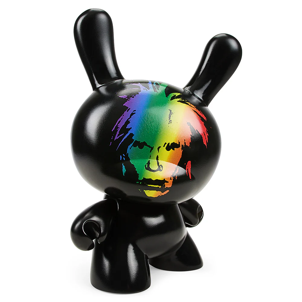 SDCC 2022: Andy Warhol Fright Wig Self-Portrait 8" Masterpiece Dunny Vinyl Figure - Pride Edition - Image 2