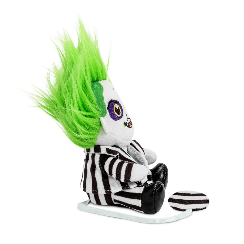Beetlejuice in Striped Suit Plush Shoulder Phunny - Image 4