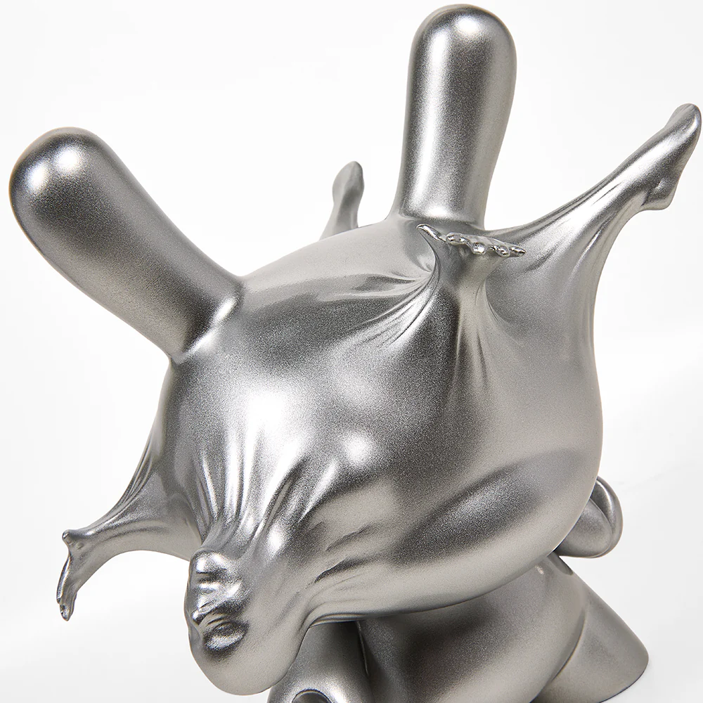 DCON 2022: Breaking Free 8" Resin Dunny by WHATSHISNAME - Metallic Silver Edition (Limited Edition) - Image 14
