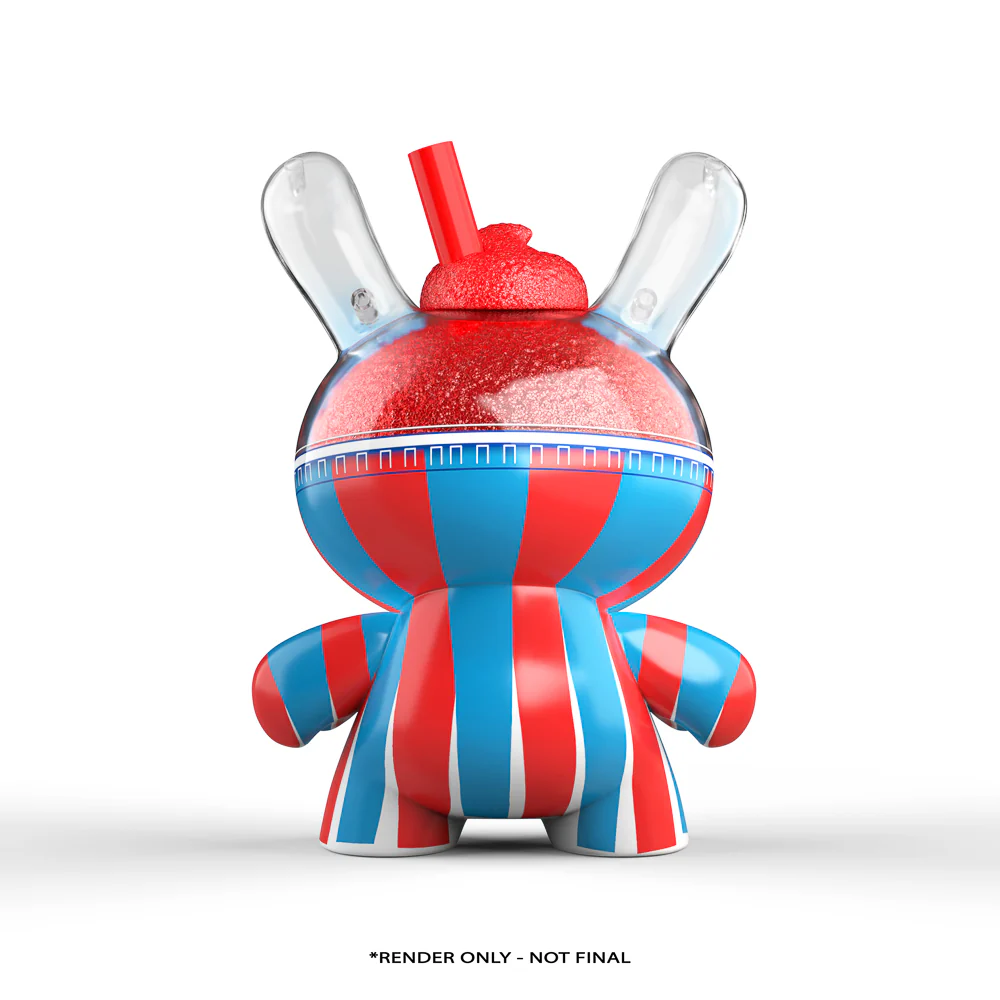 Kidrobot & ICEE® - Cherry ICEE 8" Dunny Art Figure (PRE-ORDER) - Image 7