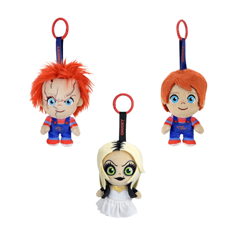 Chucky - Plush Charm Bundle (Evil Chucky, Good Guy Chucky & Tiffany)