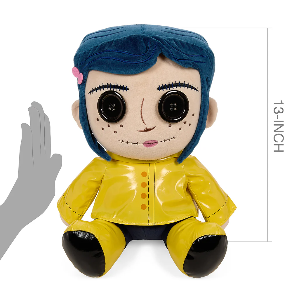 Coraline with Button Eyes 13" Medium Plush - Image 10