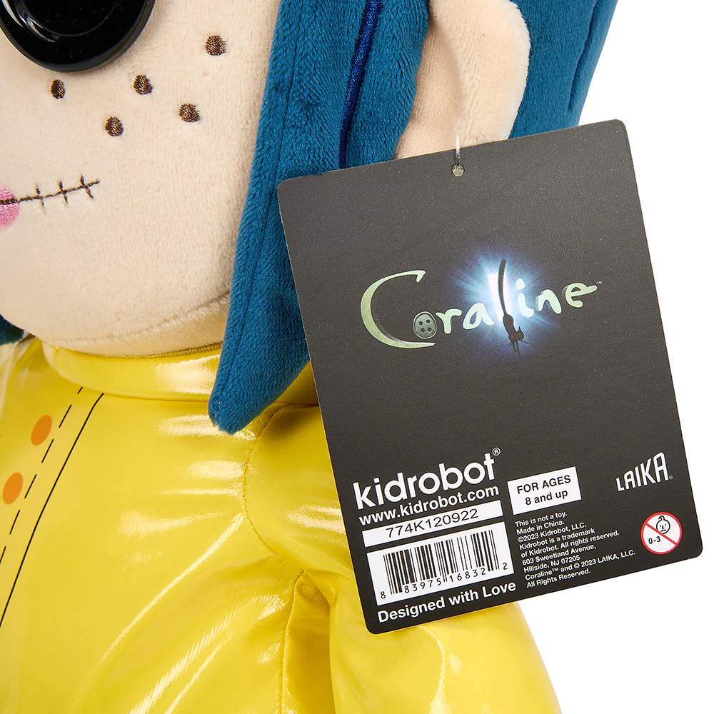 Coraline with Button Eyes 13" Medium Plush - Image 12