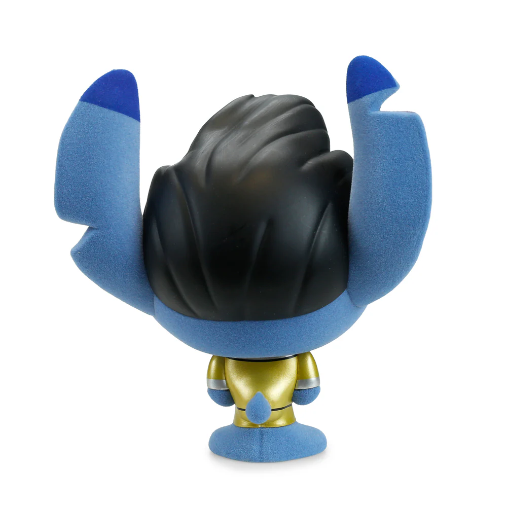 Disney Stitch - Gold Suit Elvis Bhunny 4” Flocked Vinyl Figure - Image 4