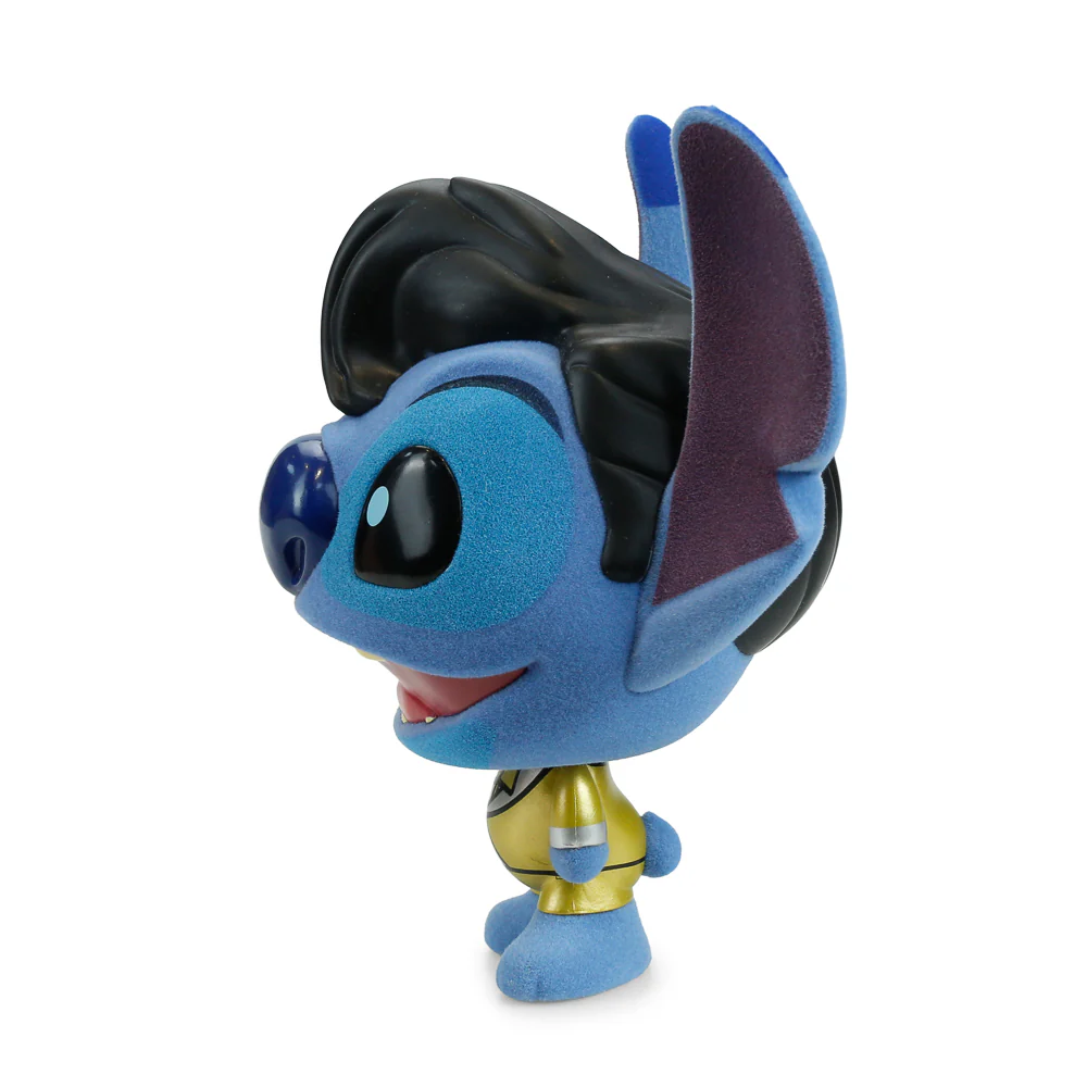 Disney Stitch - Gold Suit Elvis Bhunny 4” Flocked Vinyl Figure - Image 5
