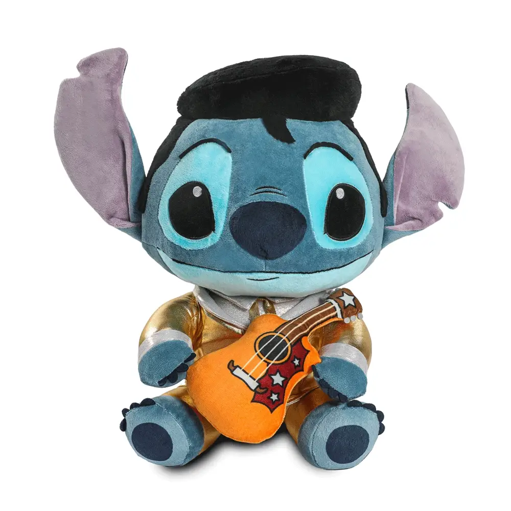 Disney Stitch - Gold Suit Elvis HugMe Plush with Shake Action