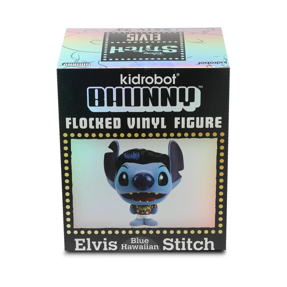 Disney Stitch - Hawaiian Elvis Bhunny 4” Flocked Vinyl Figure - Image 11