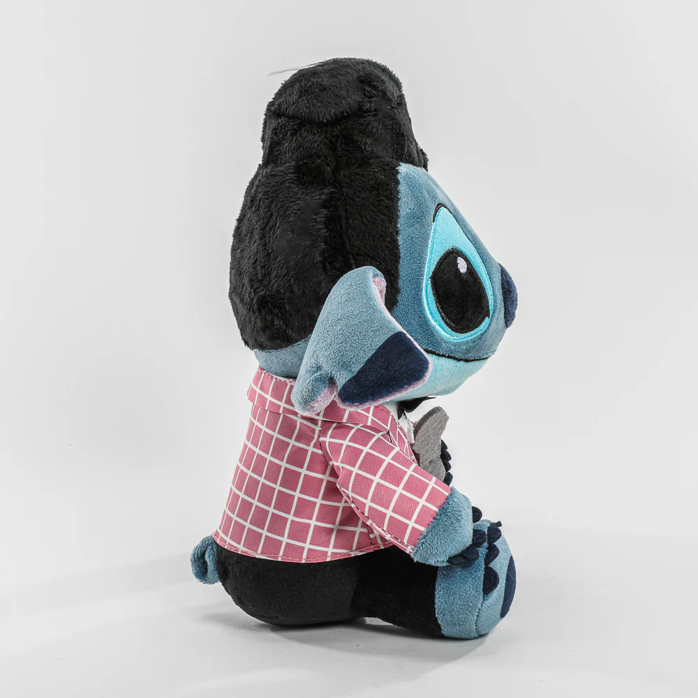Disney Stitch - Pink-Checkered Elvis Phunny Plush - Image 10