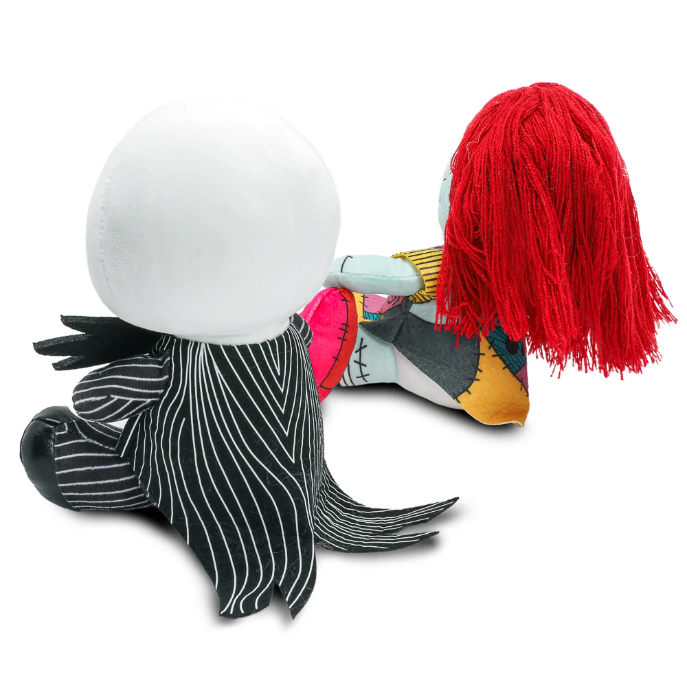 Disney's The Nightmare Before Christmas Jack & Sally with Heart Phunny Plush - Image 6