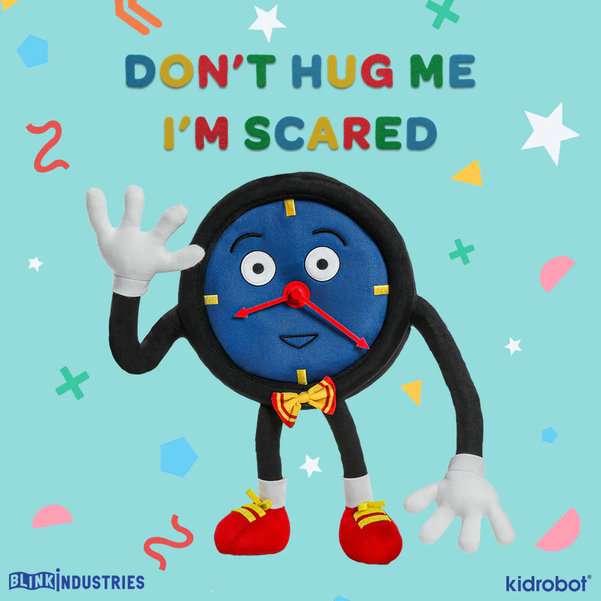 Don't Hug Me I'm Scared - Tony the Talking Clock Wall Clock Plush