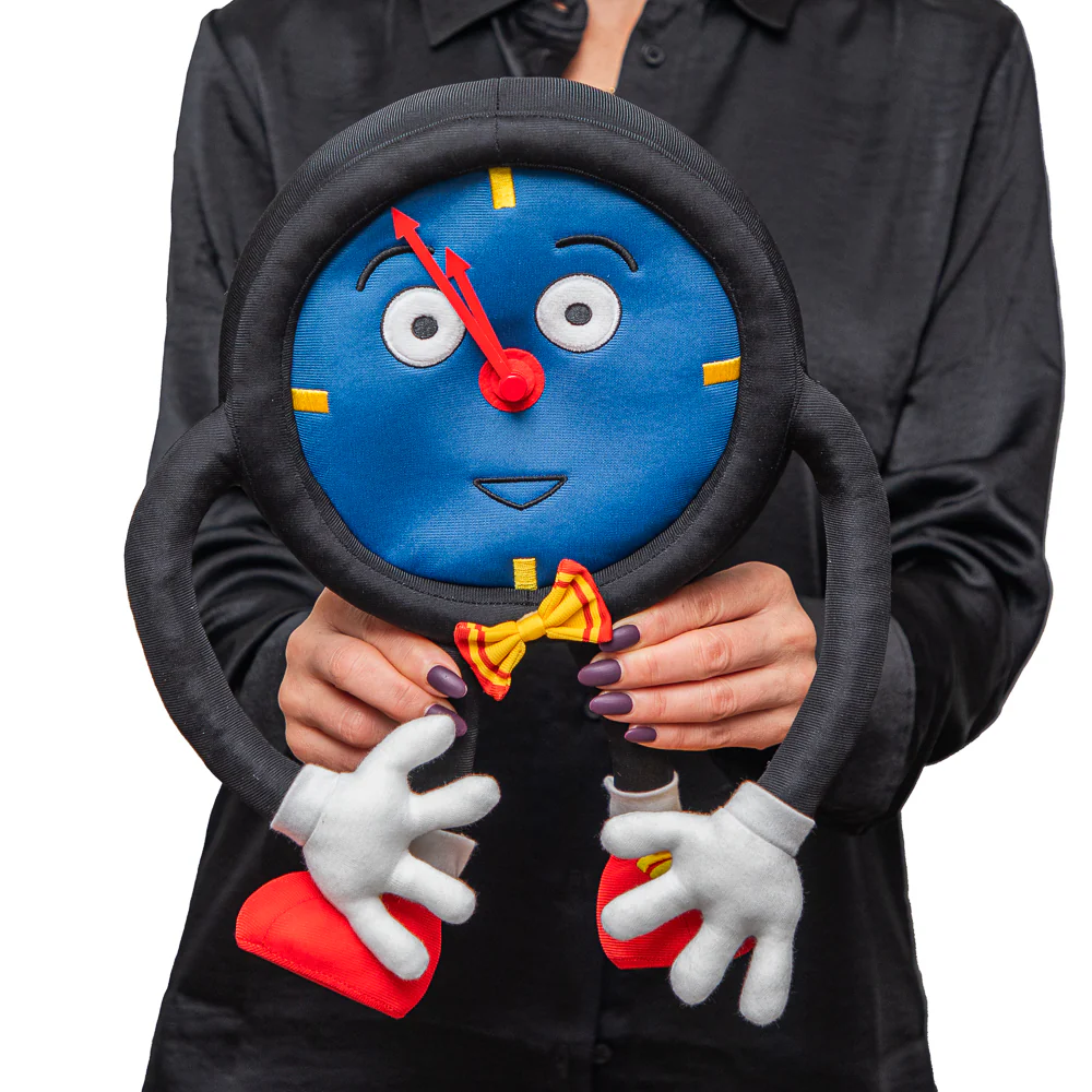 Don't Hug Me I'm Scared - Tony the Talking Clock Wall Clock Plush - Image 4