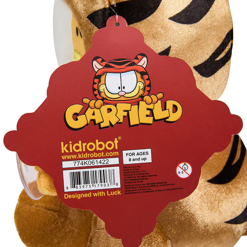Garfield Year of the Tiger 8" Plush Window Clinger - Gold Edition - Image 12