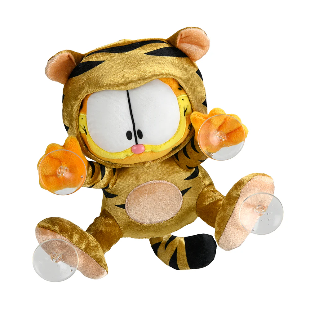 Garfield Year of the Tiger 8" Plush Window Clinger - Gold Edition - Image 2