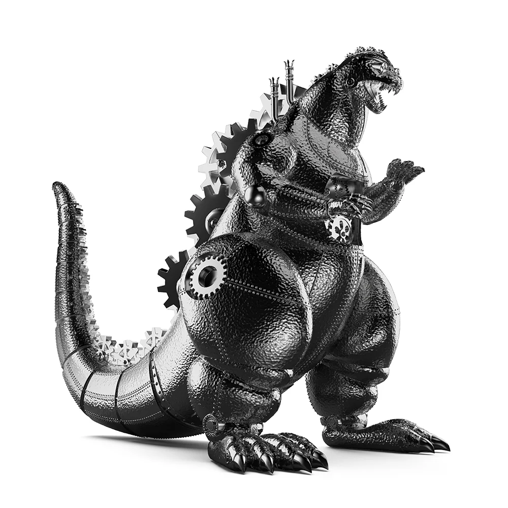 Godzilla x Doktor A - Godzilla 8" Vinyl Art Figure - Forged Electro Edition (Limited Edition of 300) (PRE-ORDER) - Image 9