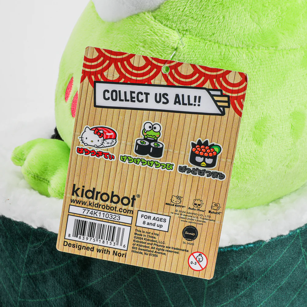 Hello Kitty® and Friends Keroppi™ 10” Plush Sushi Roll - Image 11