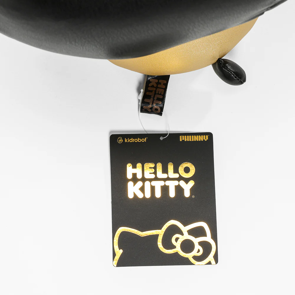 Hello Kitty® Black and Gold Premium Pleather Plush - Image 13