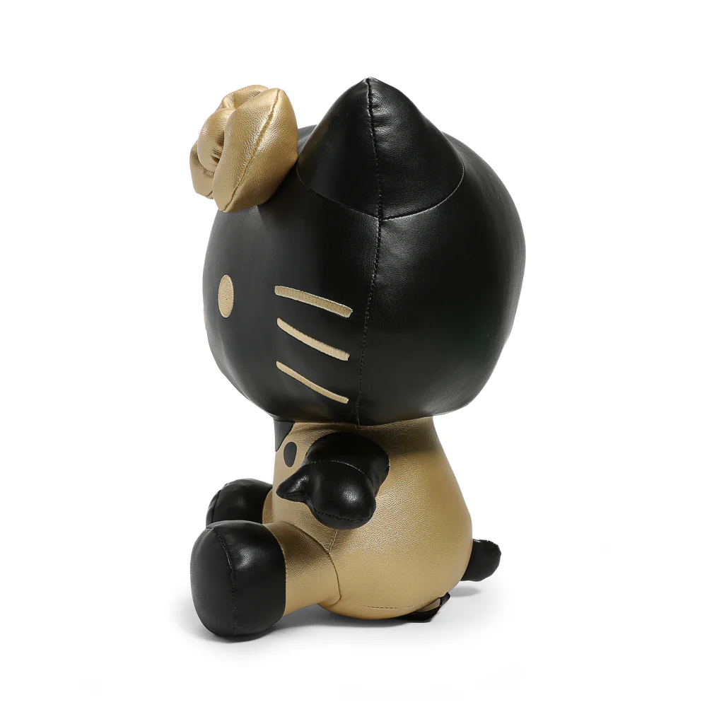 Hello Kitty® Black and Gold Premium Pleather Plush - Image 3