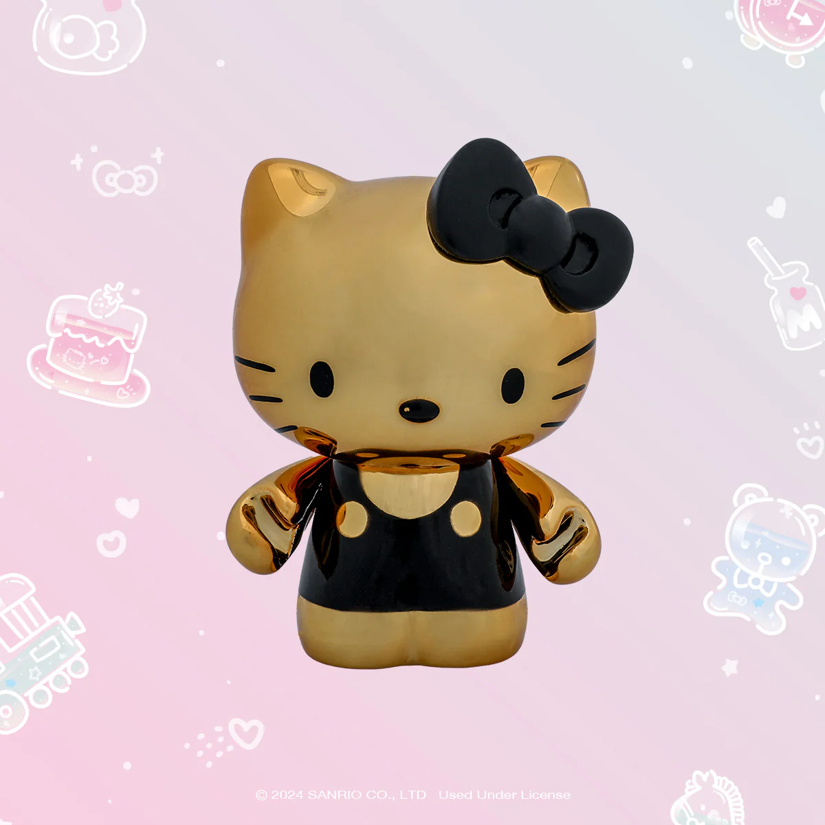 Hello Kitty® Gold Electroplate 3" Vinyl Figure (Limited Edition of 600) - Kidrobot.com Exclusive - Image 5