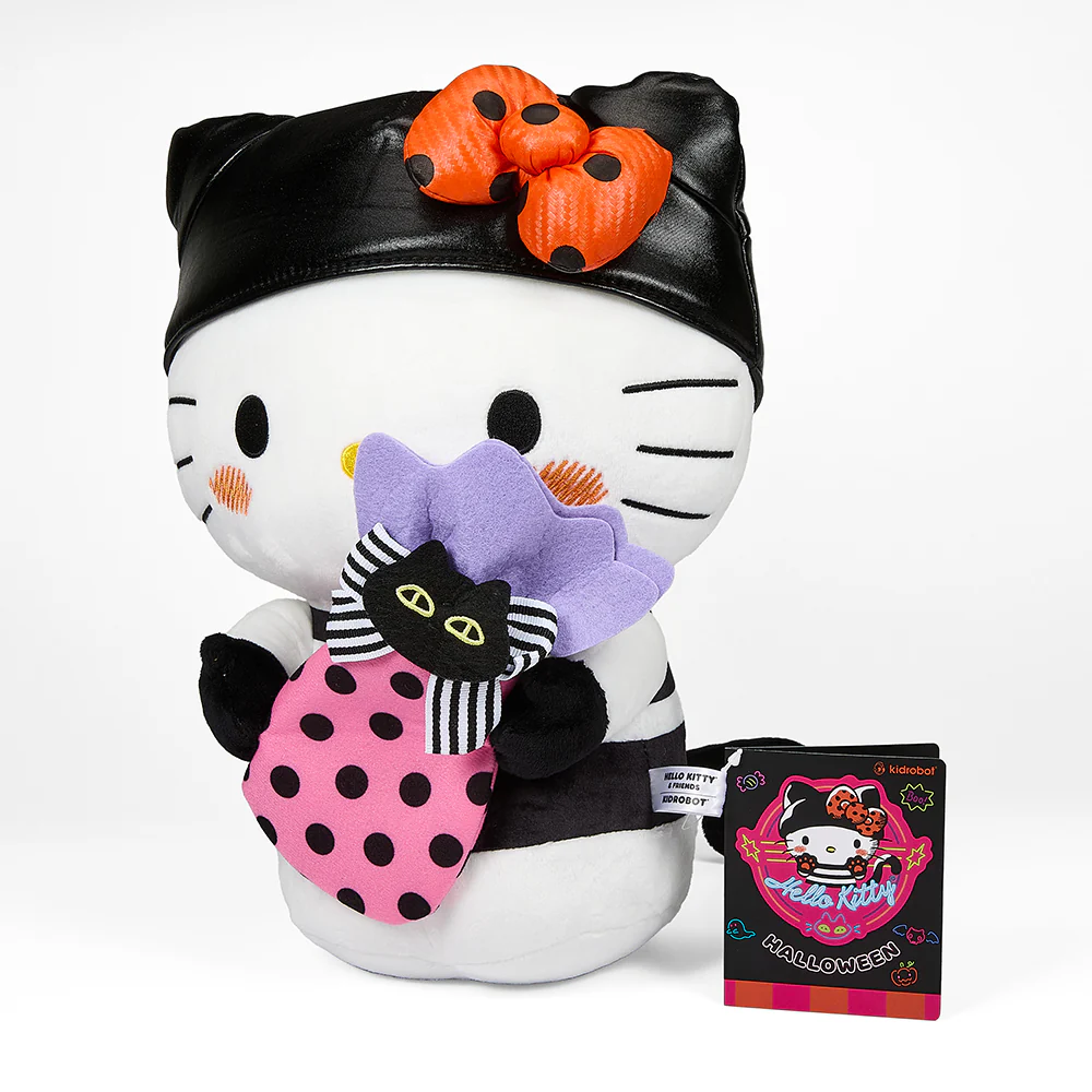 Hello Kitty® 13" Halloween Plush - Bandit - Image 7