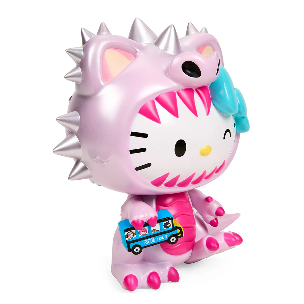 SDCC 2022: Hello Kitty® Kaiju Cosplay 8" Vinyl Art Figure - Metallic Blush Edition - Limited Edition of 300 - Image 11