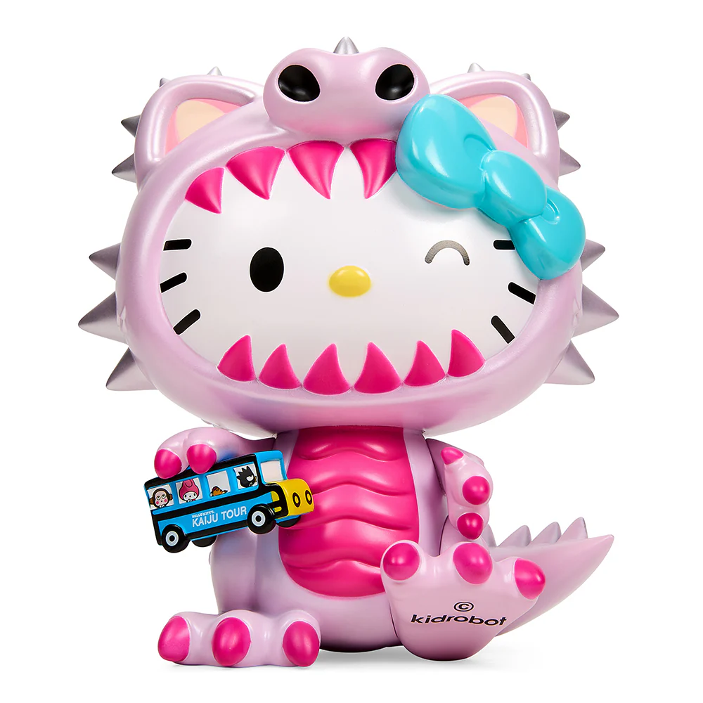 SDCC 2022: Hello Kitty® Kaiju Cosplay 8" Vinyl Art Figure - Metallic Blush Edition - Limited Edition of 300 - Image 15