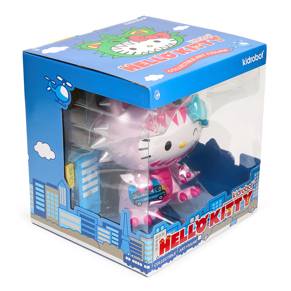 SDCC 2022: Hello Kitty® Kaiju Cosplay 8" Vinyl Art Figure - Metallic Blush Edition - Limited Edition of 300 - Image 16