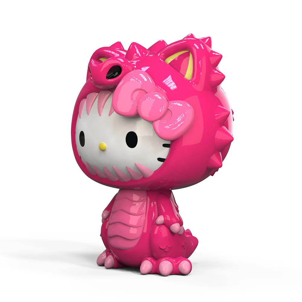 Hello Kitty® Pink Kaiju Monster 36" Art Giant Fiberglass Figure - Limited Edition - Exclusive - SOLD OUT - Image 3