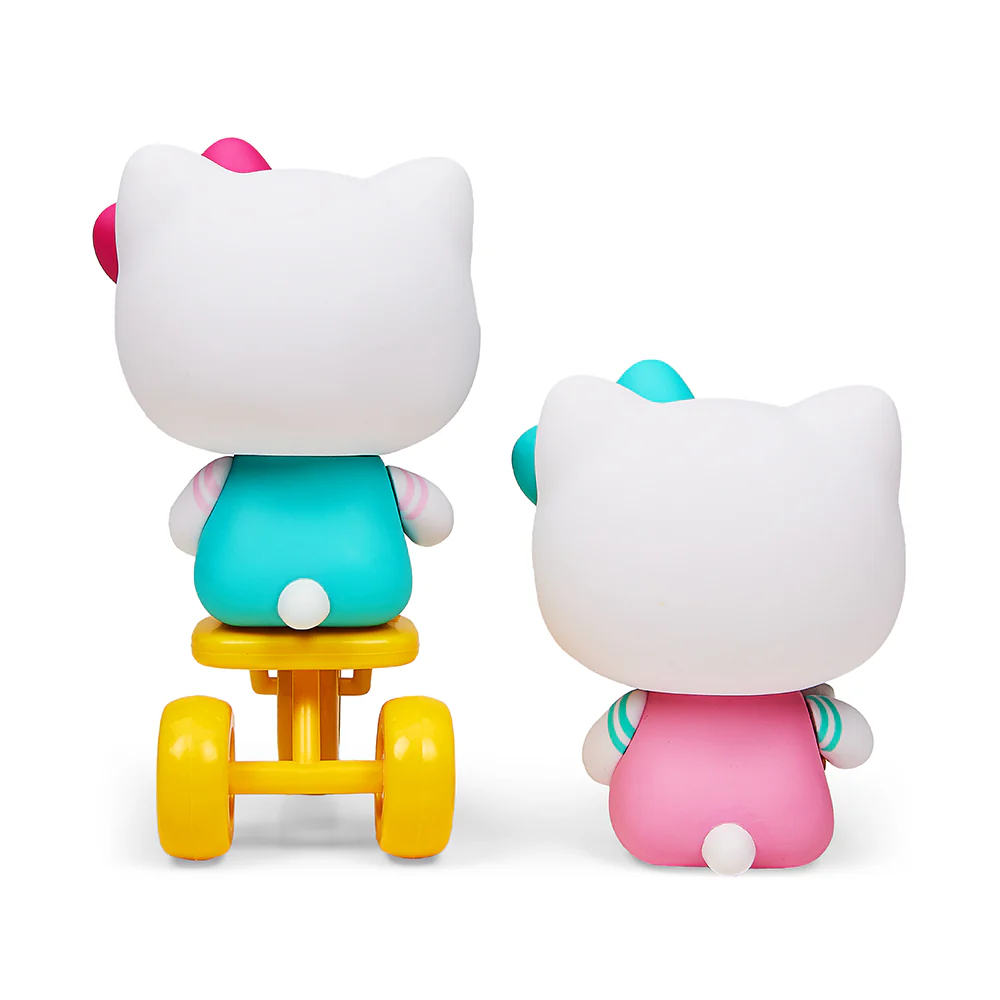 Hello Kitty® Tricycle and Ice Cream Play Theme 4.5” Vinyl Figure 2-Pack Set by Kidrobot - Image 12