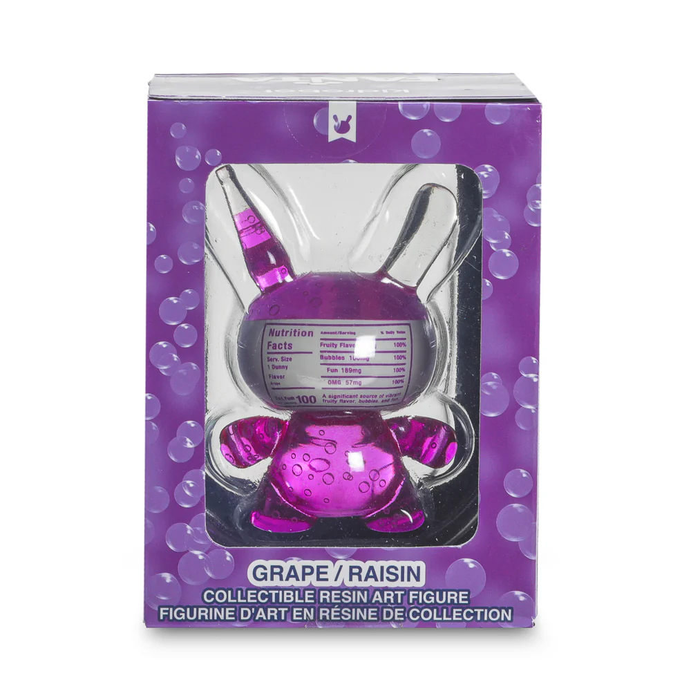 Kidrobot & Fanta® 3" Fanta Grape Resin Dunny Art Figure - Image 15