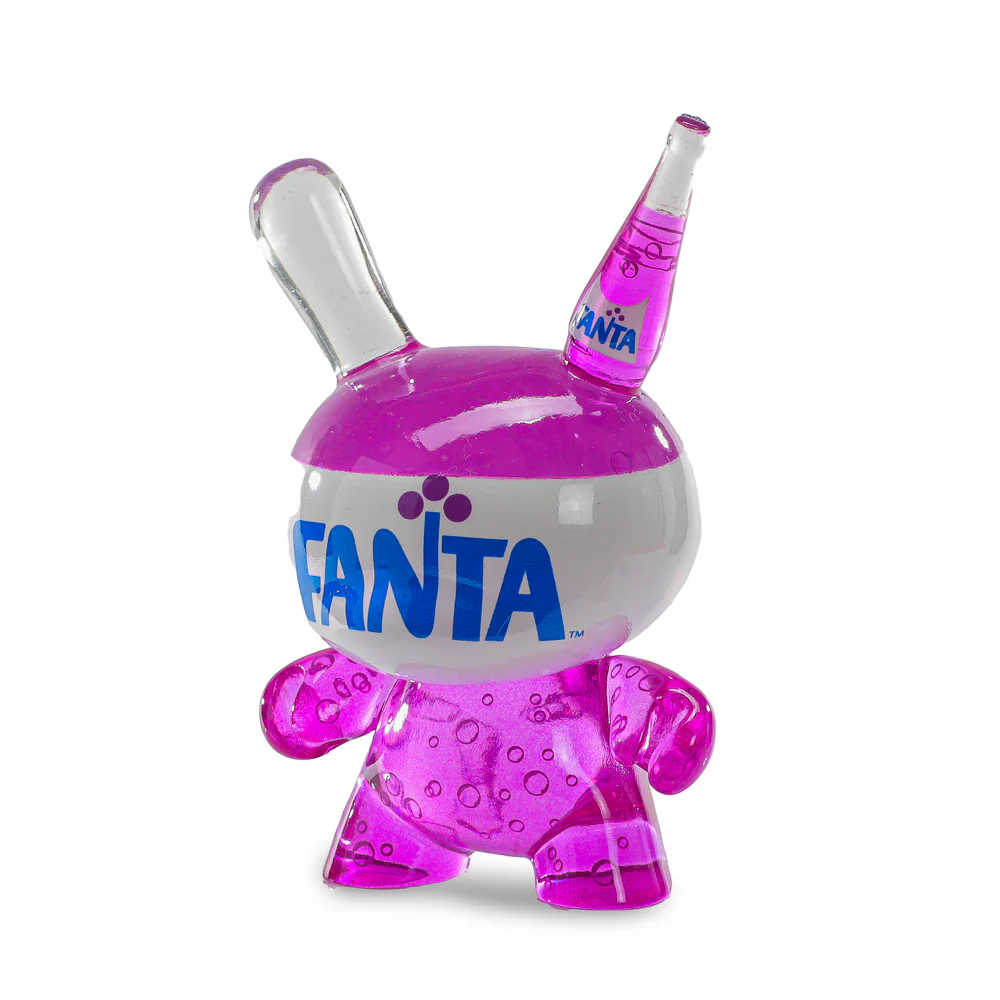 Kidrobot & Fanta® 3" Fanta Grape Resin Dunny Art Figure - Image 6