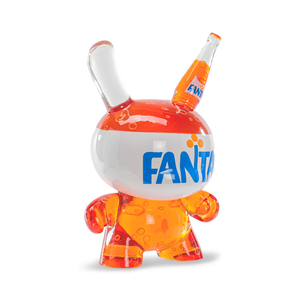 Kidrobot & Fanta® 3" Fanta Orange Resin Dunny Art Figure - Image 10