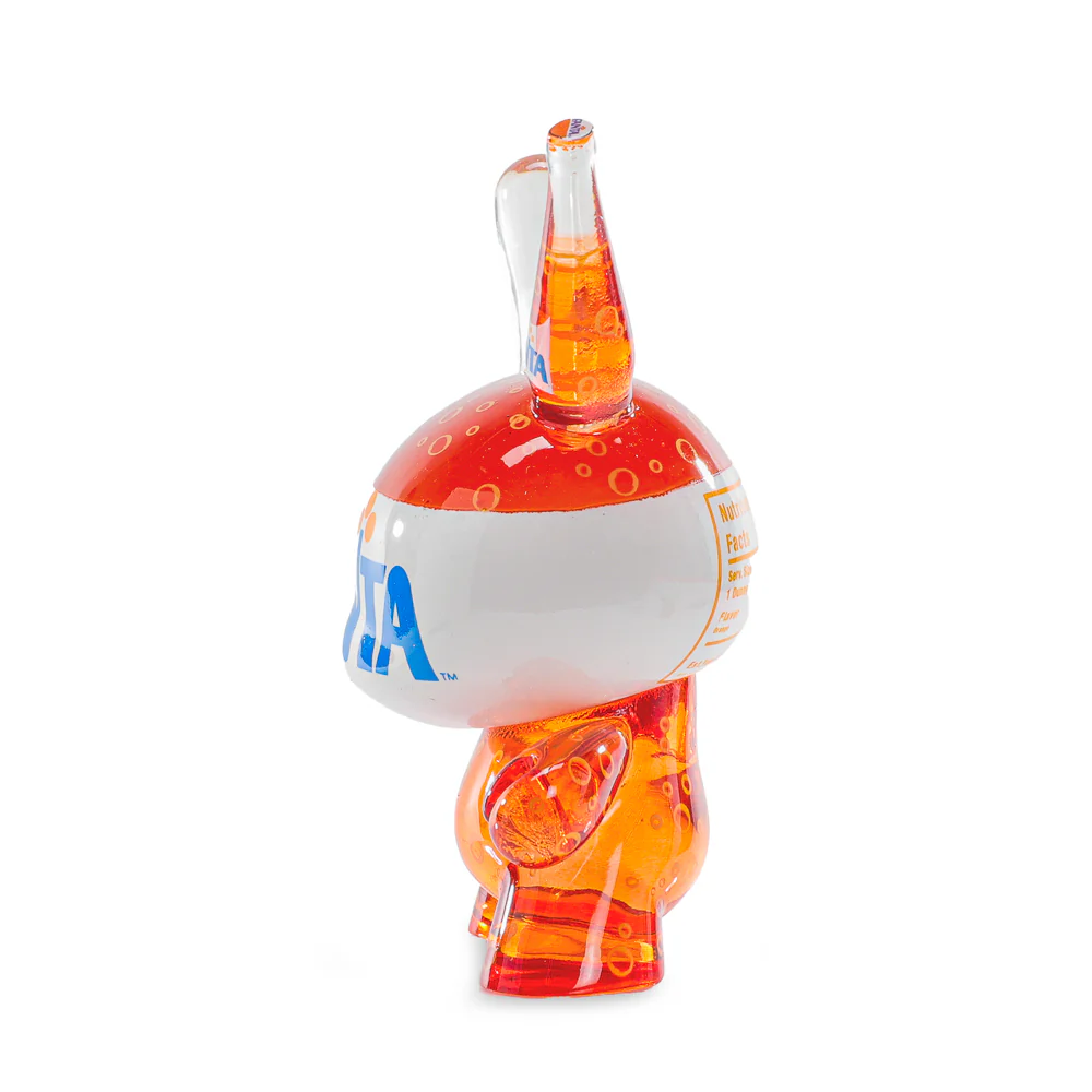 Kidrobot & Fanta® 3" Fanta Orange Resin Dunny Art Figure - Image 8