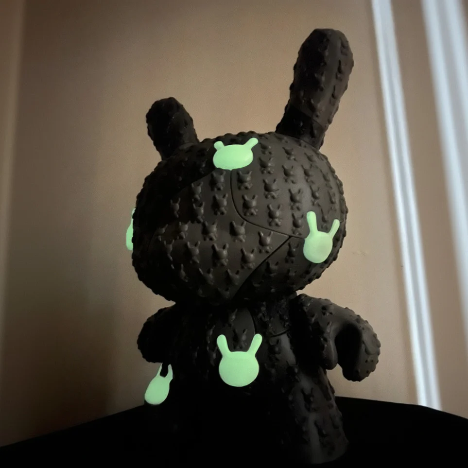 Kidrobot x Locknesters Puzzle Dunny 20" Glow-in-the-Dark Art Figure - Monochrome Exclusive - Limited Edition of 20 (PRE-ORDER) - Image 3