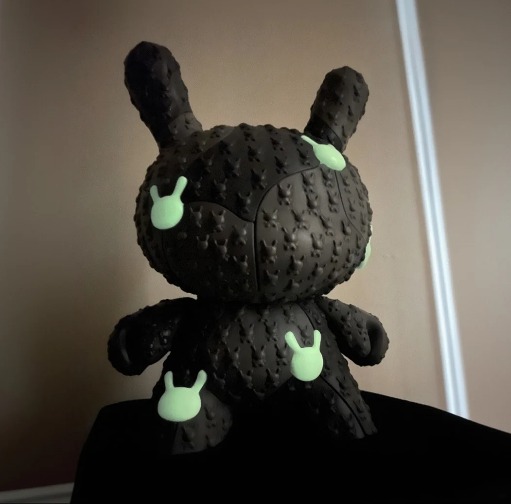 Kidrobot x Locknesters Puzzle Dunny 20" Glow-in-the-Dark Art Figure - Monochrome Exclusive - Limited Edition of 20 (PRE-ORDER) - Image 4
